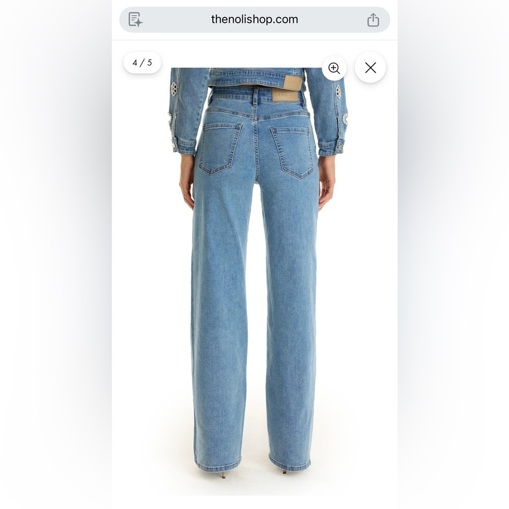 Noli Shop KAIA PEARL HIGH RISE JEAN - Picture 2 of 4